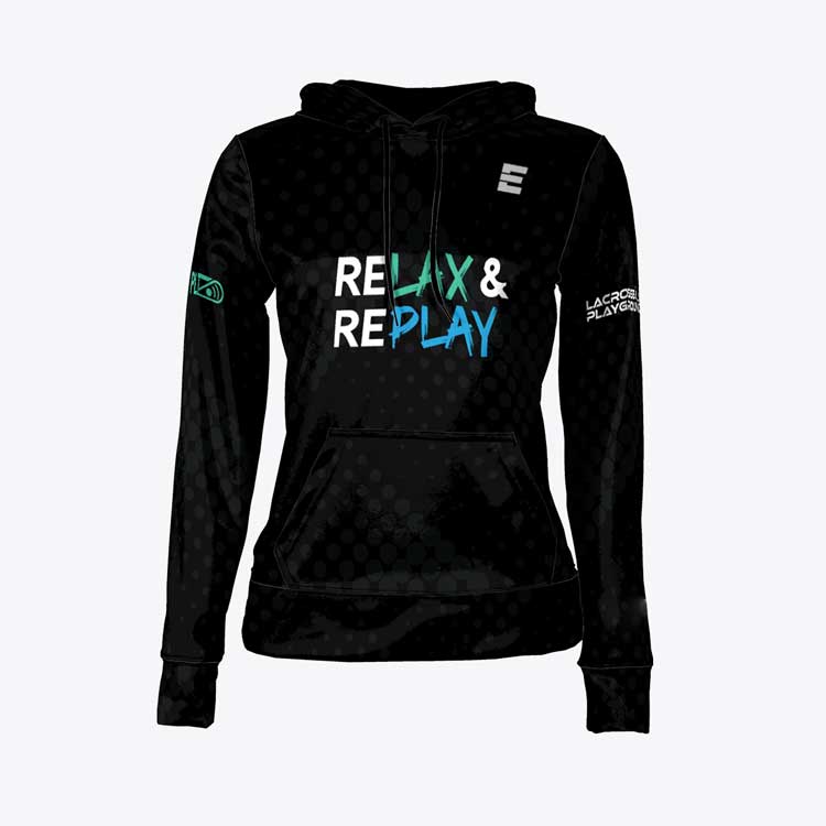 ReLax and RePlay Hooded Sweatshirt