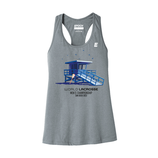 Lifeguard - World Lacrosse - Women's Tank - Grey