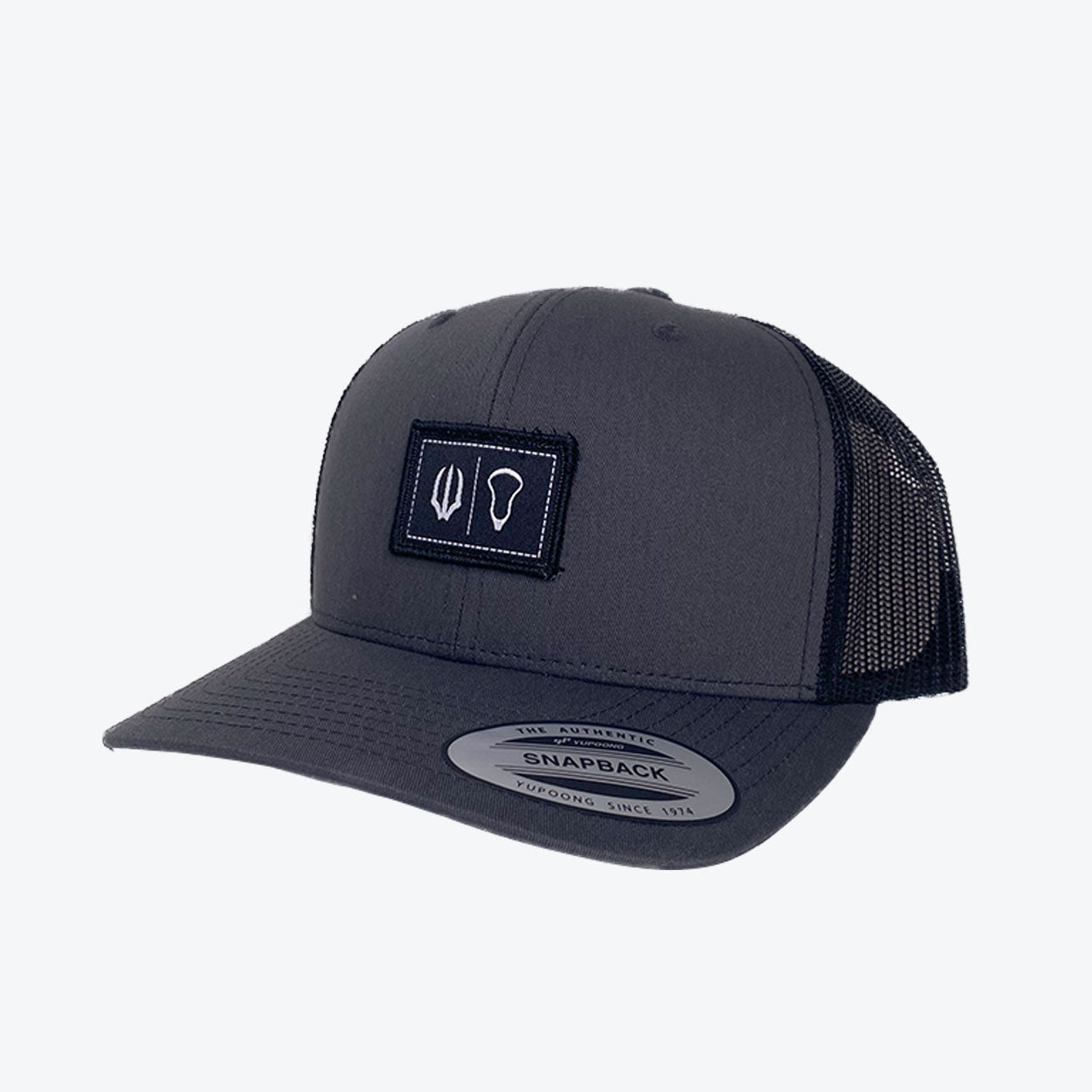 Wolf Athletics - Trucker Hat - Snapback - Charcoal and Black