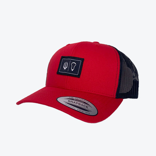 Wolf Athletics - Trucker Hat - Snapback - Red and Black