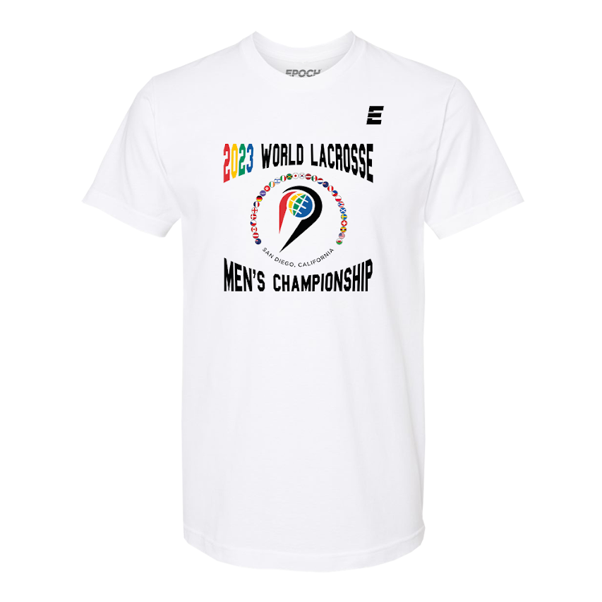 World Lacrosse Championship All Nation Short Sleeve T-Shirt - White