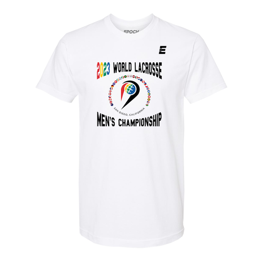 World Lacrosse Championship All Nation Short Sleeve T-Shirt - White