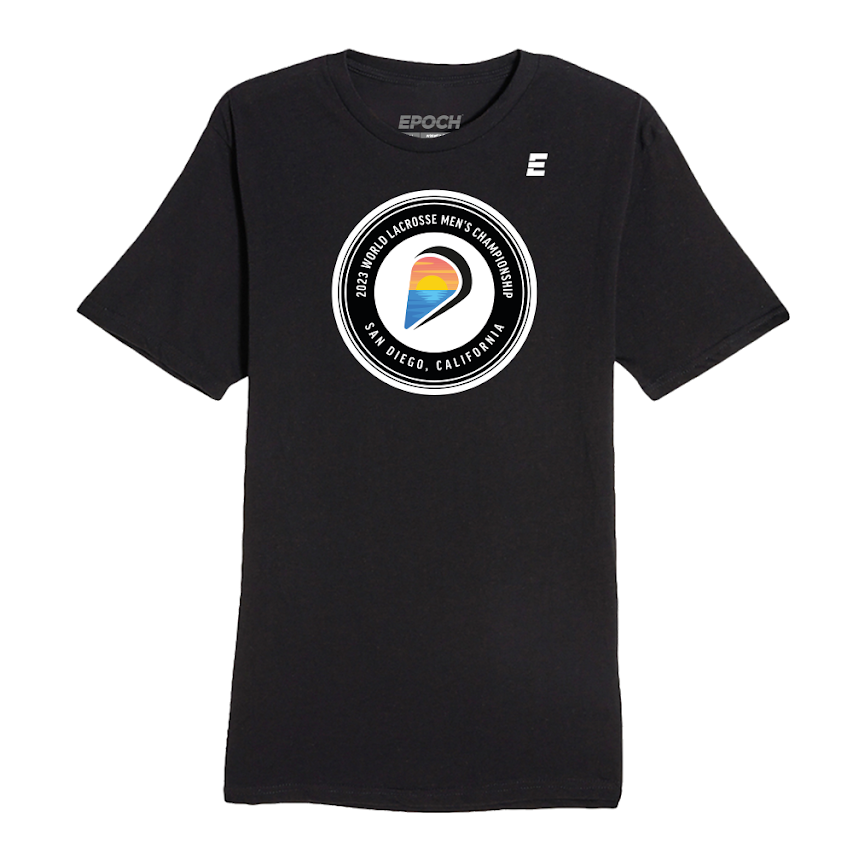 World Lacrosse Championship Youth Short Sleeve T-Shirt -Black