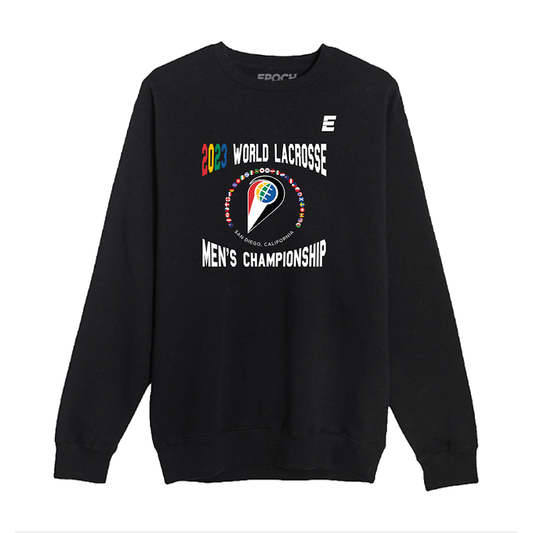 World Lacrosse Championship All Nation Crewneck  - Black