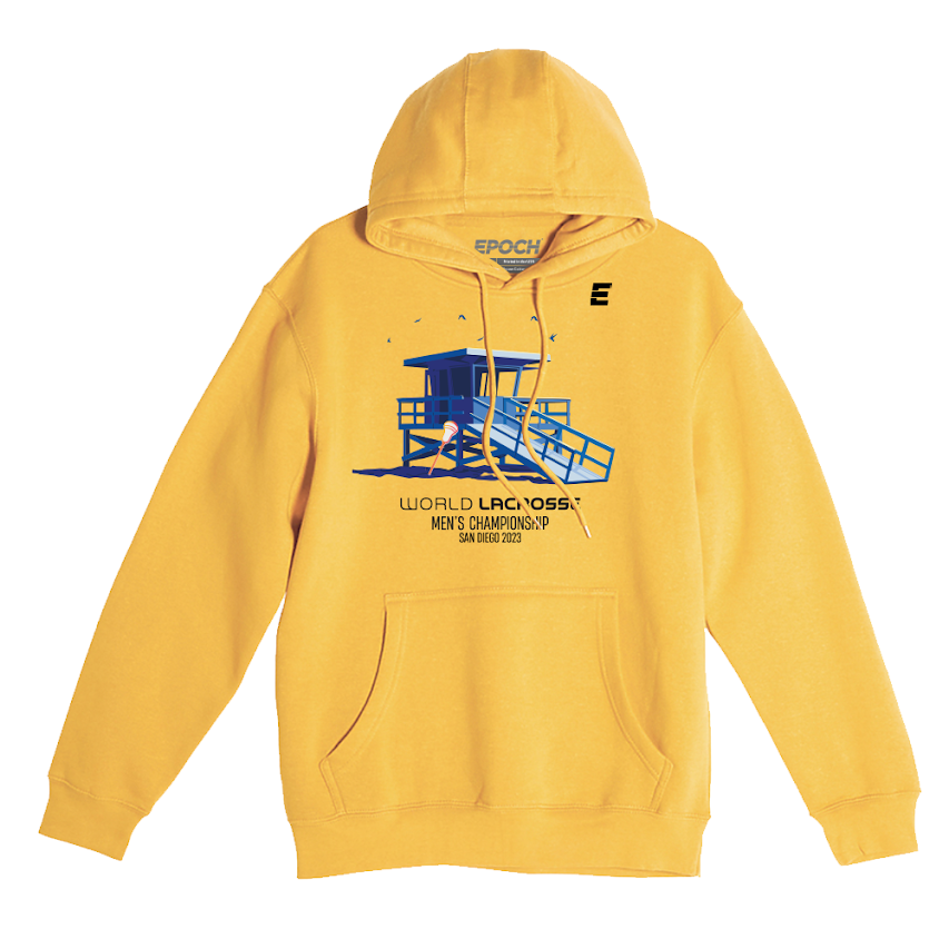 World Lacrosse Championship Lifeguard Hooded Sweatshirt - Gold